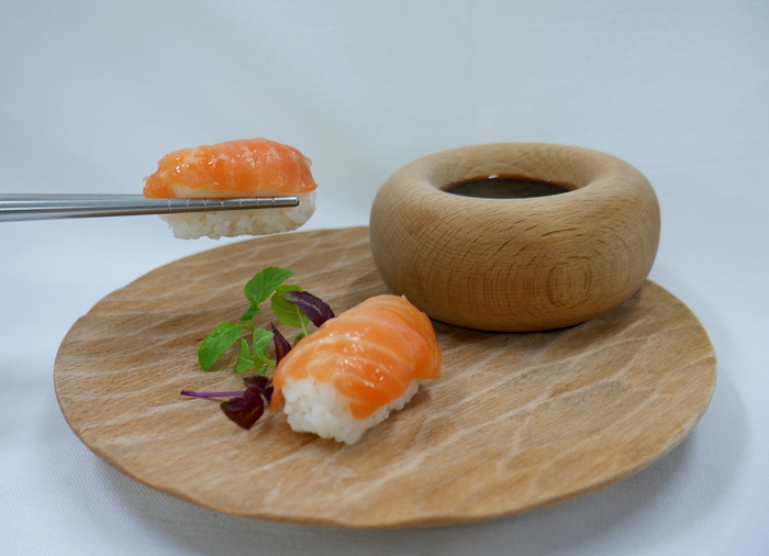 Nigiri sushi de salmón ahumado (TAPA)