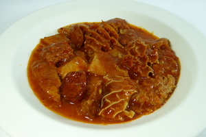Tripe with Biscayne sauce