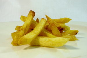 Spanish style cut French fries