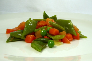 Diced vegetables