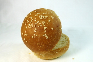 Vegan hamburger bread 