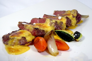 Grilled entrecôte with Bearnaise sauce