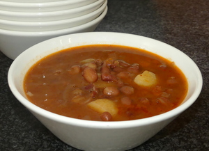 Red kidney bean stew